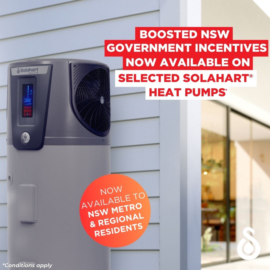 NSW Government Incentives on new Heat Pumps from Solahart